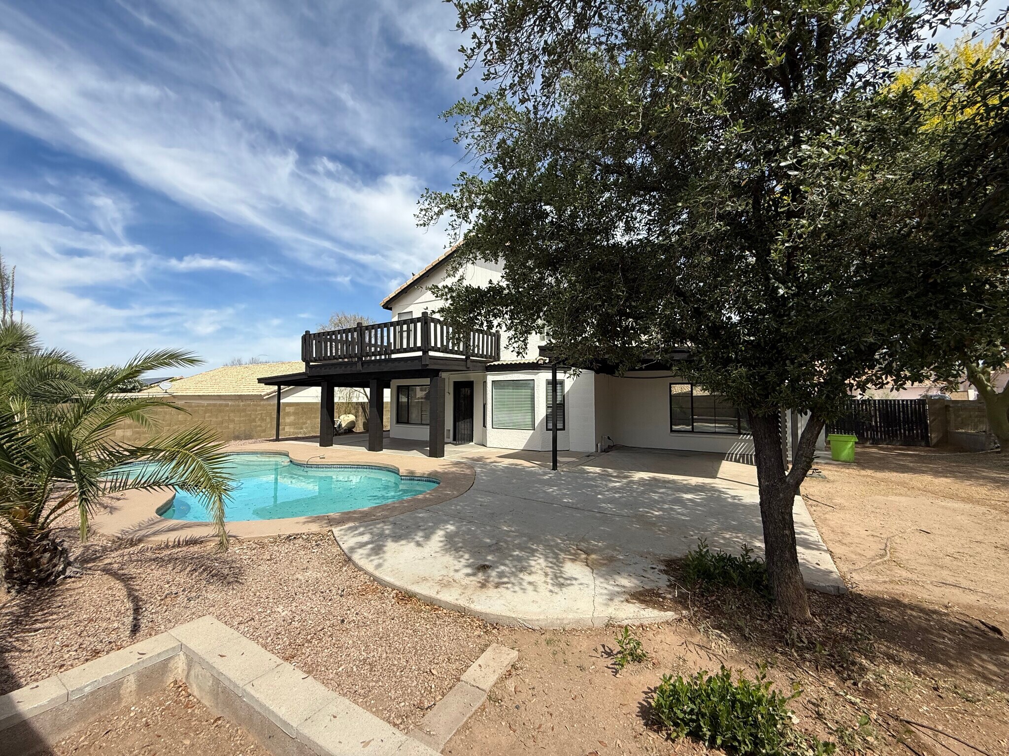 Backyard with RV gate and pool - 6629 E Preston St