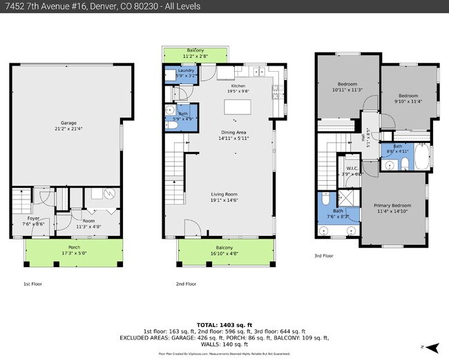 Building Photo - $2,640.95 -  3 Bed, 2.5 Bath Townhome in Denver with Attached Garage and Central AC!