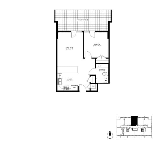 Floorplan - 1323 W Morse Ave