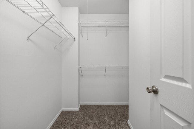 Two Bedroom Garden Partial Remodel with Fireplace | Bedroom Spacious Walk In Closet - Woods Mill Park Apartments & Townhomes