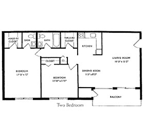 2BR/1.5BA - Del Vista Apartments