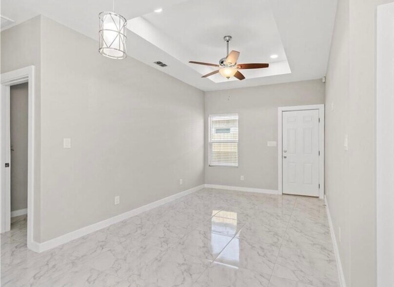 Back patio door from living room - 2513 E Israel Ave