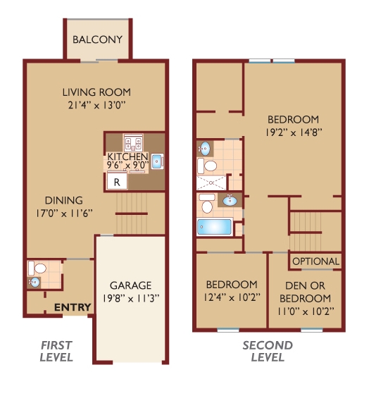 2BR/2.5BA - Chesterfield Townhomes