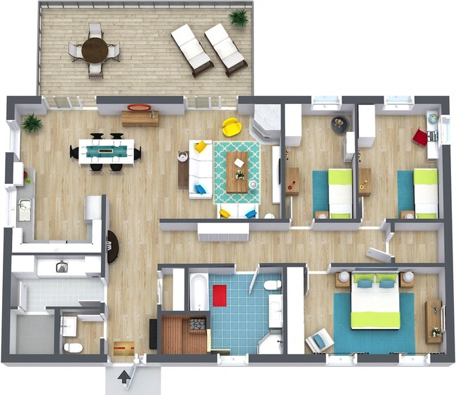 Floorplan - South Norton Apartments