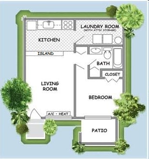 1BR/1BA - Heatherwood