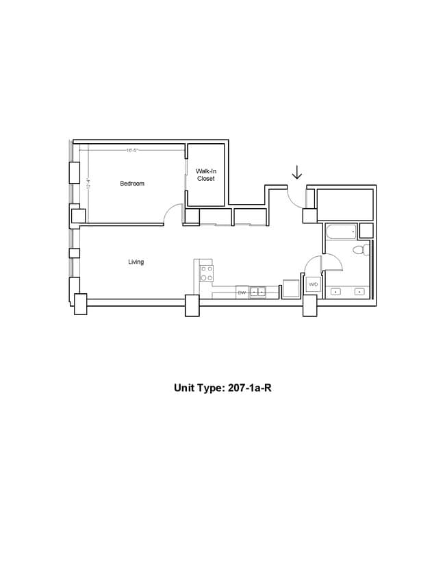 Floorplan - Mid City Apartments