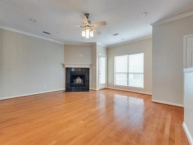 Living Room with Fireplace - 2407 Stutz Dr