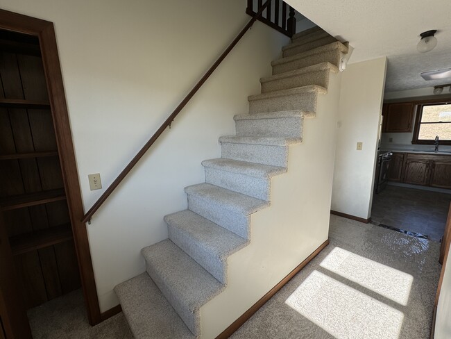 Loft stairs - 124 Harrington Hollow Rd