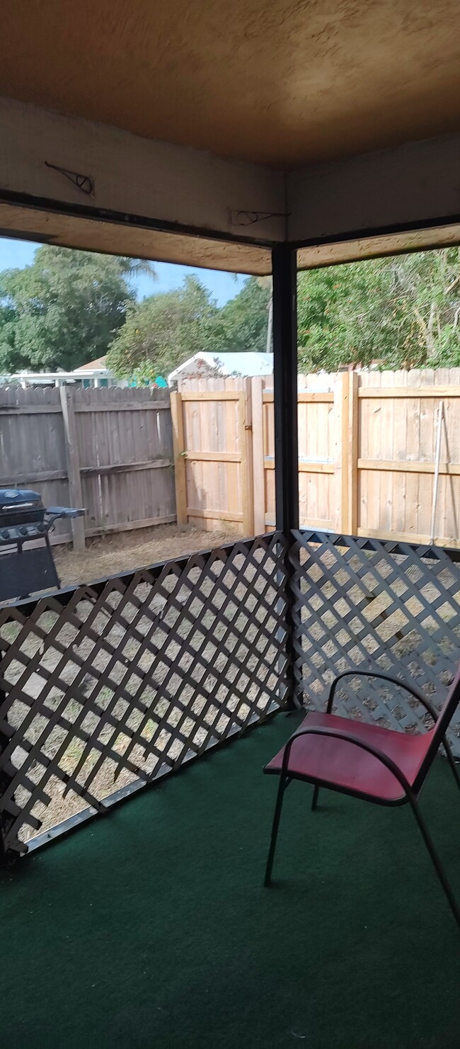 Here's the patio - 12130 Gibbs Rd