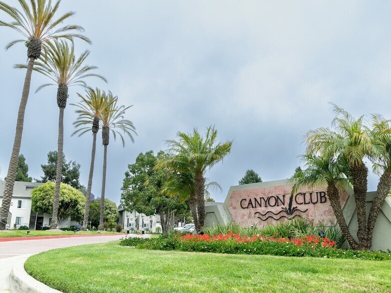 Monument Sign - Canyon Club Apartments