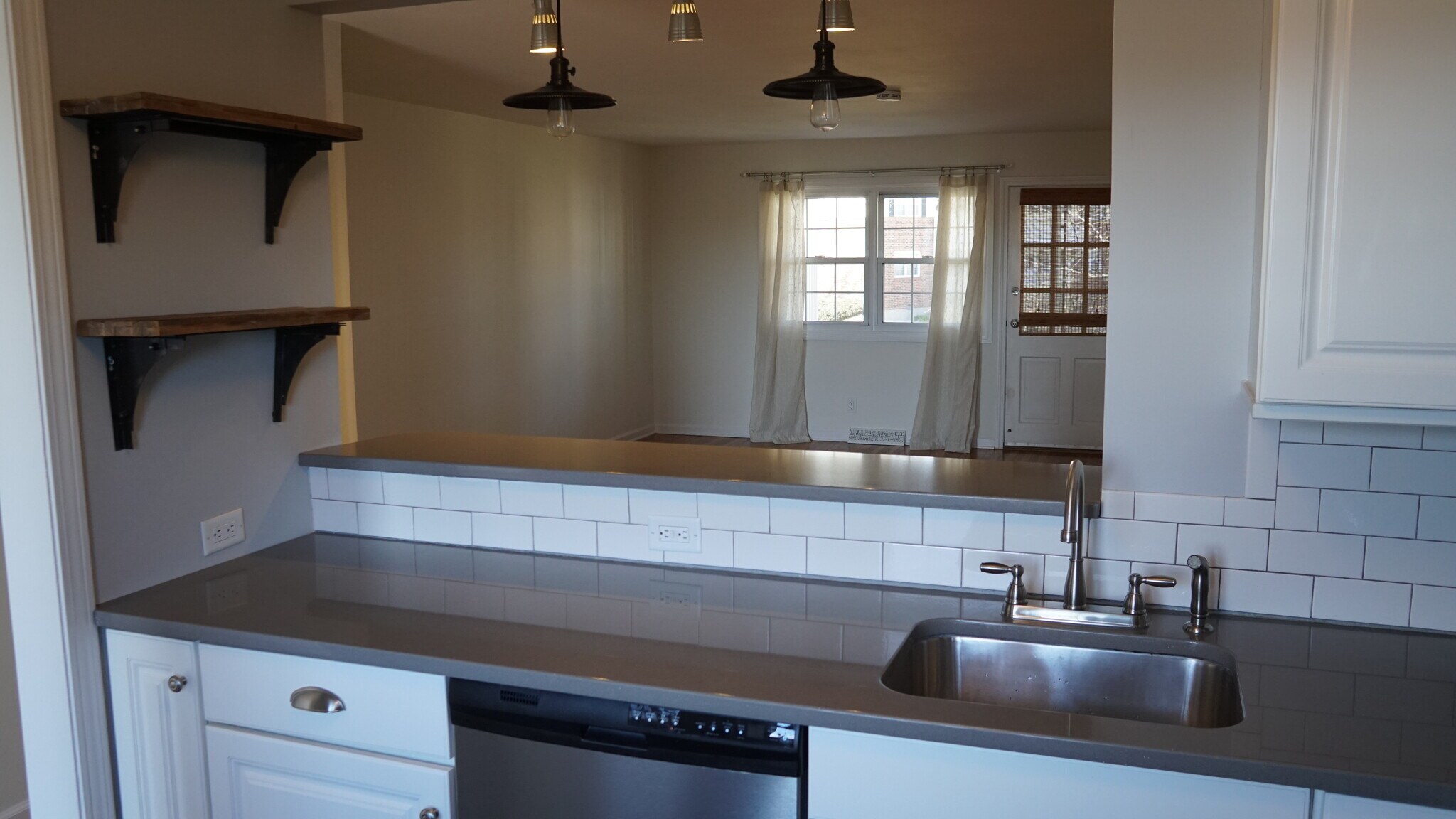 Living Room (View From Kitchen) - 245 Unquowa Rd