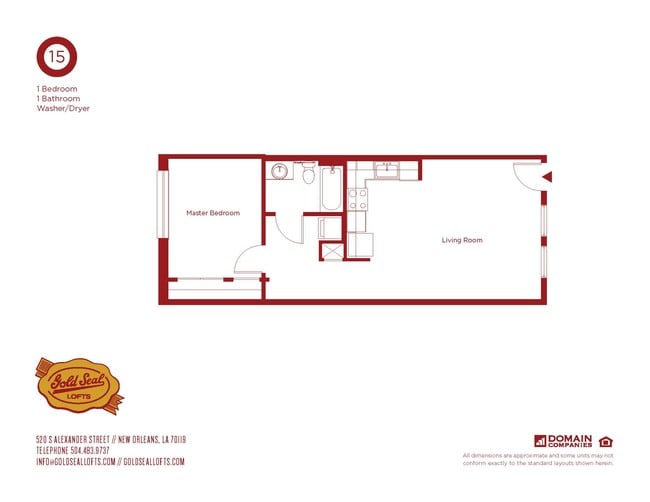 Floorplan - Gold Seal Lofts