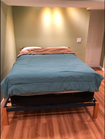 Bedroom with Bed-frame andQueen Bed Mattress - 275 croton dam road