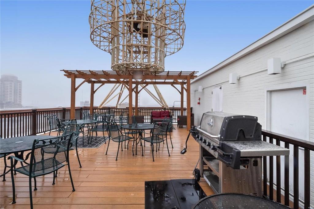 Rooftop to South (gas grill) - 1501 Locust St