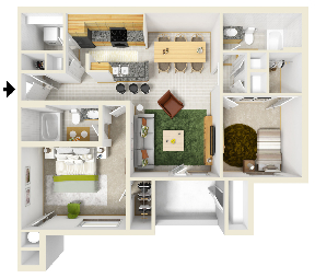 Floorplan - Arbours at Shoemaker Place