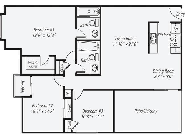 Floorplan - eaves Lake Forest