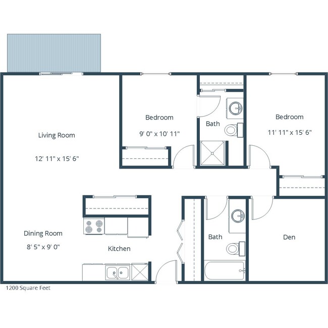 Floorplan - Sterling Pointe Apartment Community