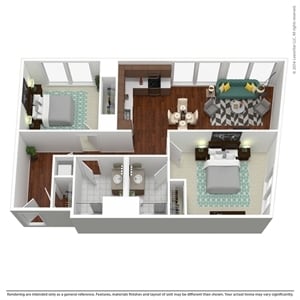 2br/2ba - Rincon Green