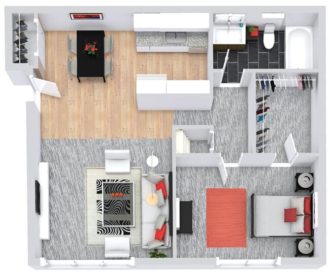 Floorplan - Metropolitan Lafayette Flats