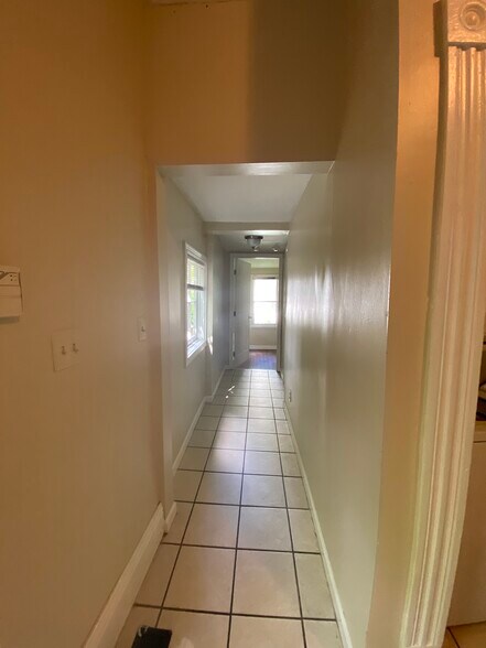 Hallway off of kitchen to bedroom/bathroom 2 - 339 Oldham Ave