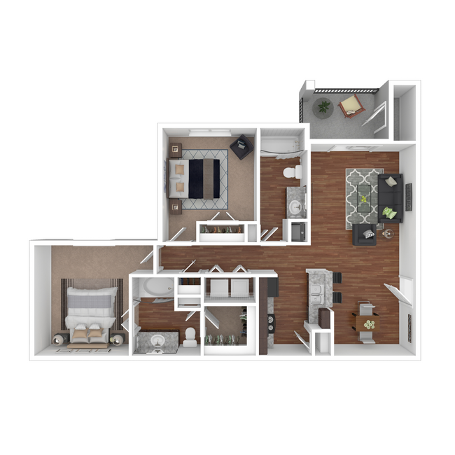 2x2 Floor Plan.jpg - Seaside Landing Apartments