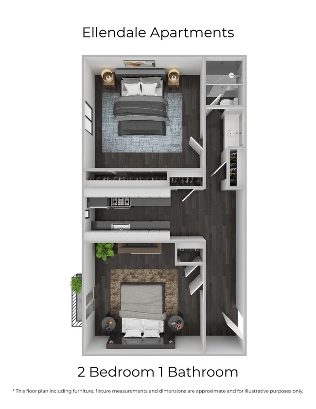 Floorplan - Ellendale Arms Apartments