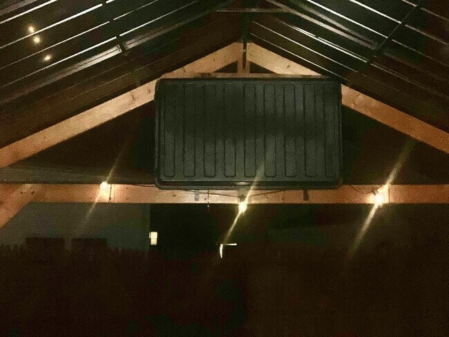 Outside TV inside gazebo - 7 Jefferson Ct