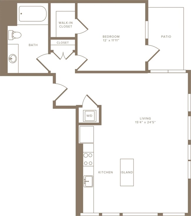 A14 One Bedroom - Modera Hollywood