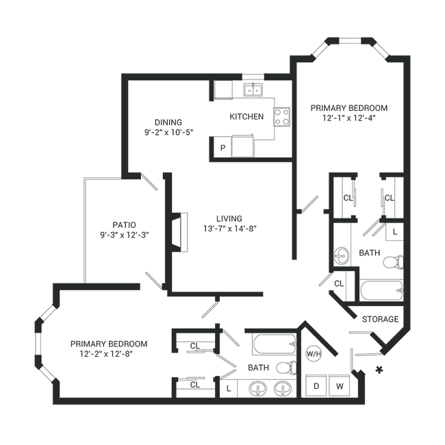 Floorplan - The Fairways at Birkdale Apartment Homes