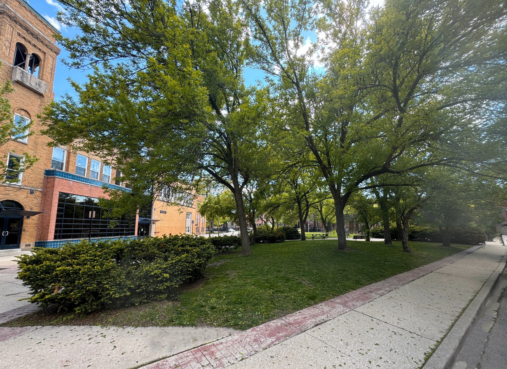 The quiet square in front of the house - 2170 W Bowler St