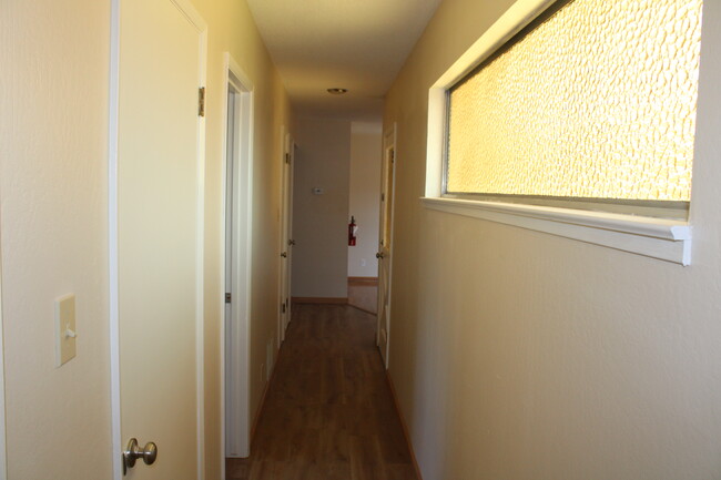 hallway with three closets - 408 Pine St