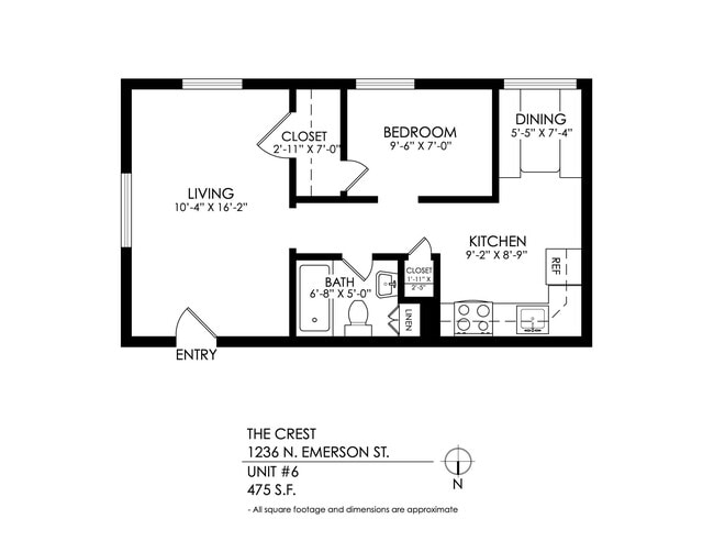 Floorplan - The Crest
