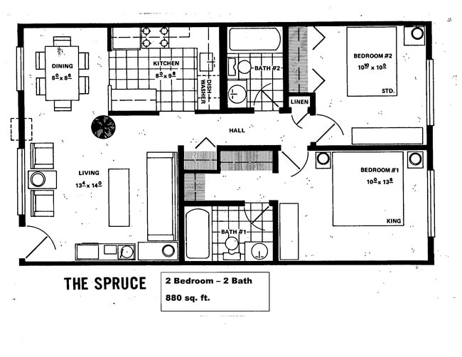 Floorplan - Peaks on Drake