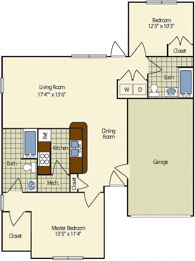 Floorplan - The Village at Wayne Trace Homes