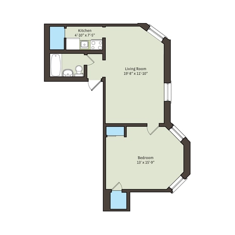 Floorplan - 5474-5480 S. Hyde Park Boulevard