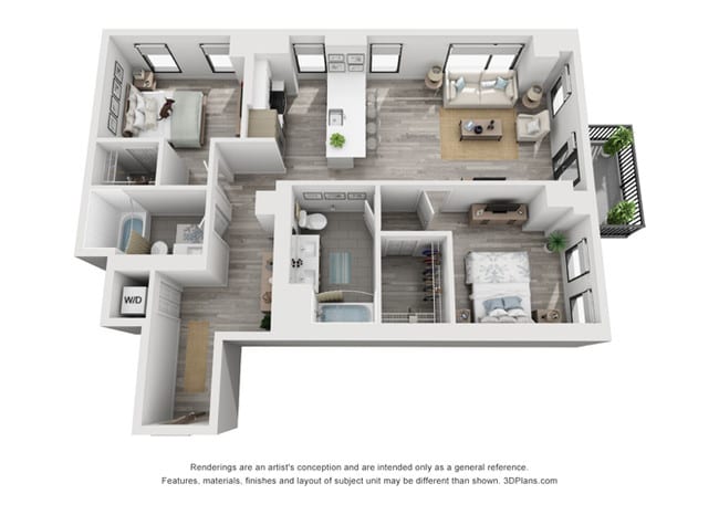 Floorplan - Residences at Addison Clark