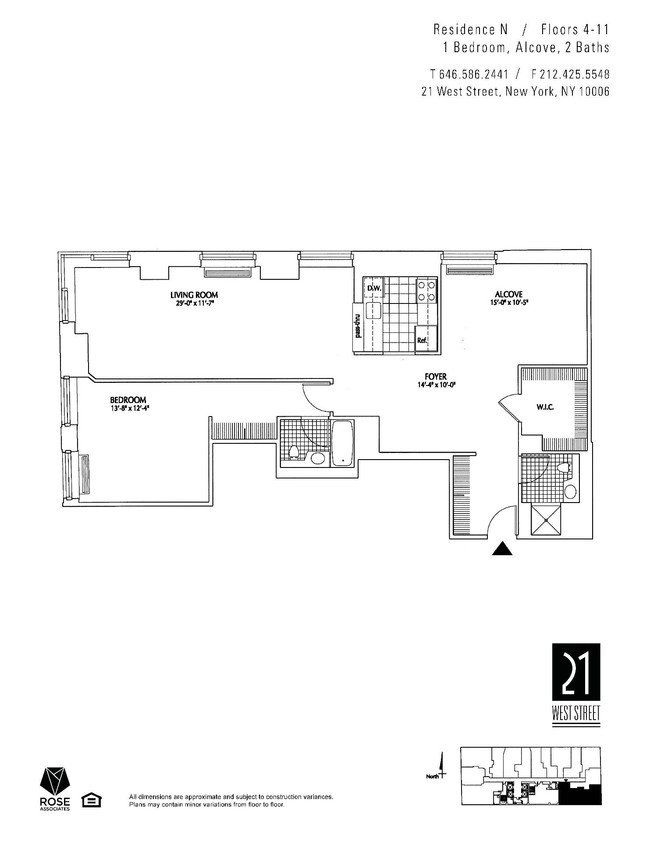 Floorplan - 21 West Street