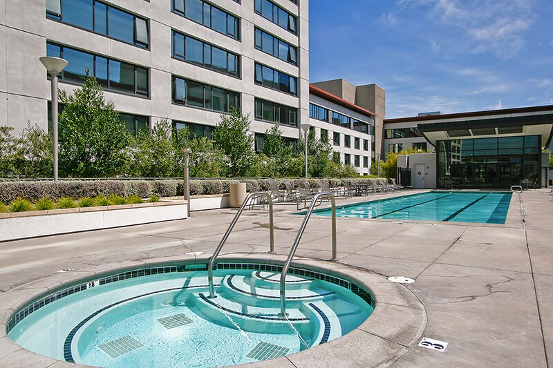Pool area outside the private gym - 250 King St