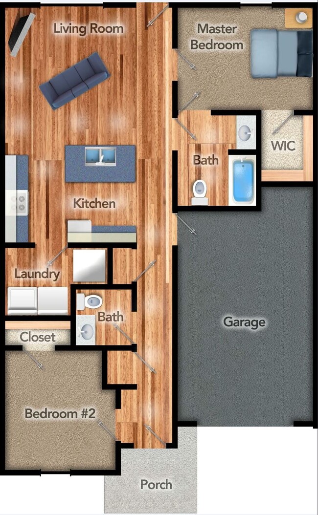 Floorplan - Carriage Trails Senior Villas