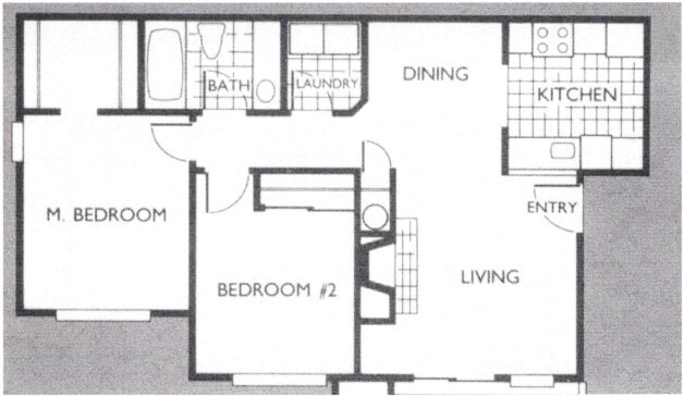 Floorplan - Timberlawn Apartments