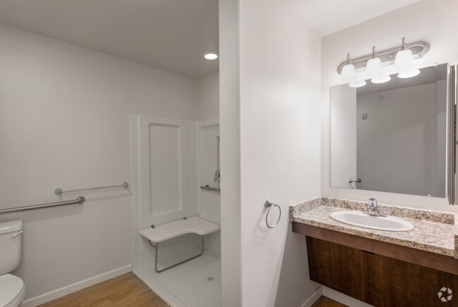 1BR, 1BA - 607SF - Vista Rose Senior Apartments