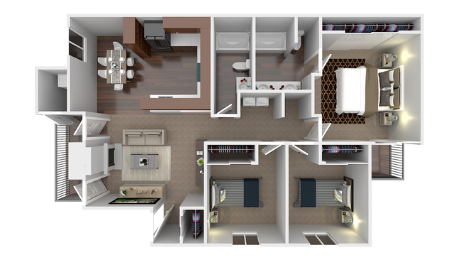 Floorplan - Sedona Ridge Apartment Homes