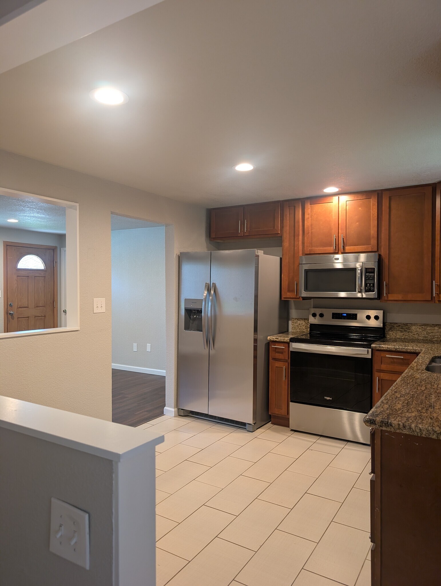 Kitchen - New Fridge and Oven - 7515 Otis Street