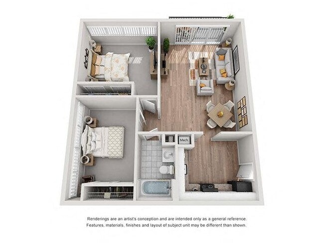 Floorplan - Mirage at Southpoint