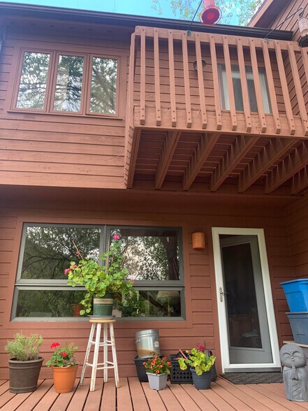 Back of Towm Home decks - 3409 Grand Ave