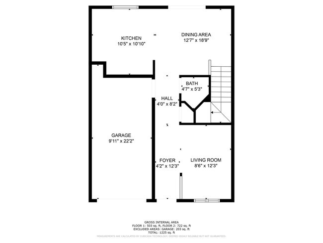 Floorplan - Lighthouse Townhomes with Attached Garage - Hemet, CA