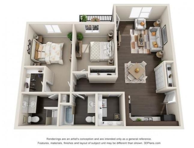 Floorplan - Port View Apartments