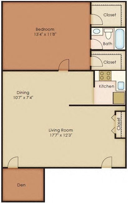 Floorplan - Walker Mill Apartments