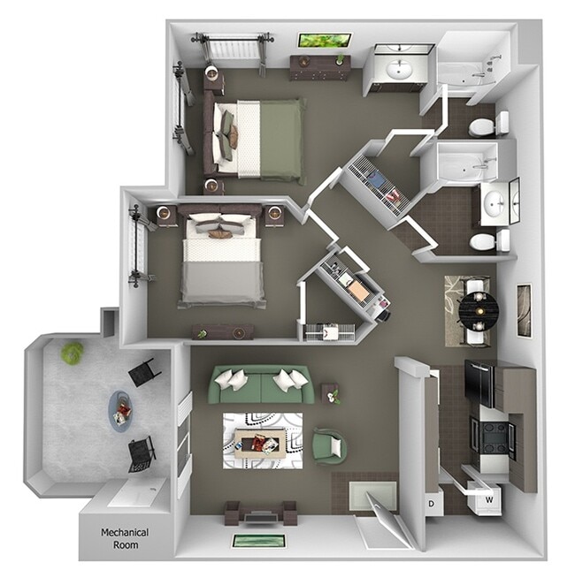 Floorplan - Antelope Ridge Apartments