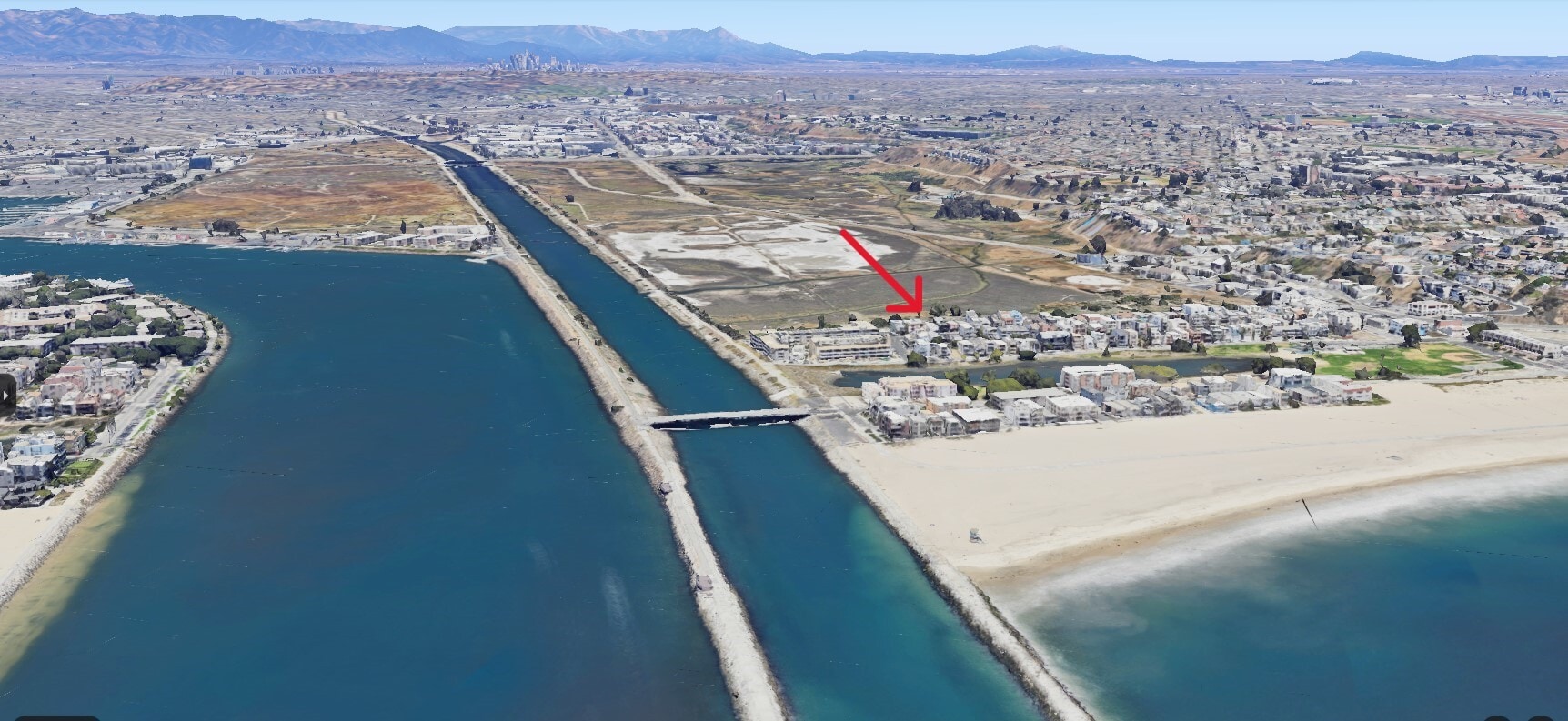 Aerial location - 6315 Vista Del Mar